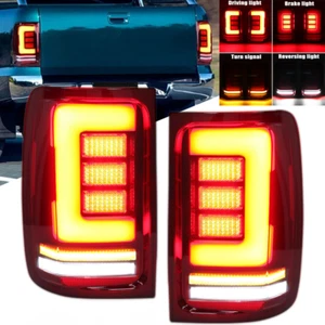 Pair LED Tail Lights Turn Signal Lamps For VW Amarok V6 2011-2021 LH+RH Lamps - Picture 1 of 11