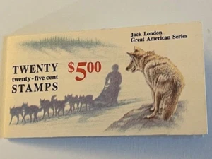 Scott #2182a - BK # 150 - Jack London Complete Booklet of 20 - M/NH - Picture 1 of 3