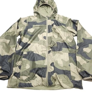 Columbia Camo Jacket Size Large (14/16) Green With Hood Boys Reversible - Picture 1 of 8