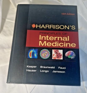 Harrison's Principles of Internal Medicine 16th Edition Textbook for MD,NP,PA - Picture 1 of 3
