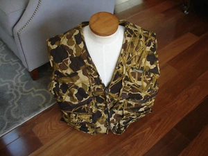 Gamehide Vest Mens X-Large Gamebird Front Loader Upland Brown Duck Camo Hunting - Picture 1 of 9