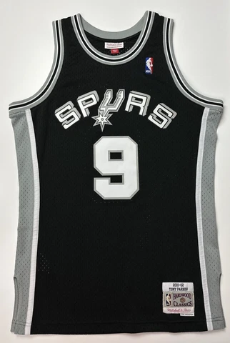 Mitchell & Ness Tony Parker Swingman Jersey 2001/02 Away San Antonio Spurs M Cover