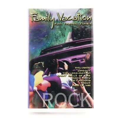 Family Vacation Fun Travel Tunes ROCK (Cassette Tape, 2000 Rhino) R4 7541 TESTED - Image 1 of 4