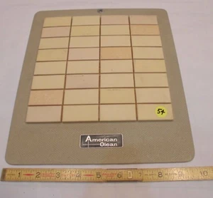 Vintage Keramikfliese *American Olean* 50er Jahre Saleman's Muster Maurerbrett 54 - Bild 1 von 4