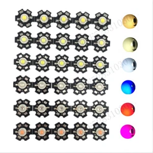 3W power LED chip light bead whitered blue green infrared LED emitting diode - Picture 1 of 3