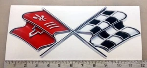 Chevy Cross Flags sticker decal 12" - Bild 1 von 1
