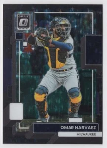 2022 Donruss Optic Black Omar Narvaez /149 Milwaukee Brewers - Picture 1 of 2