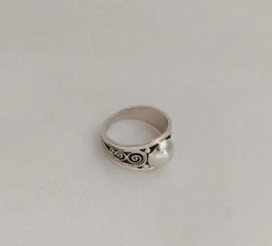 Moroccan Ring Ball Silver Berber Tribal Handmade Ethnic Traditional Vintage Gift - Picture 1 of 10