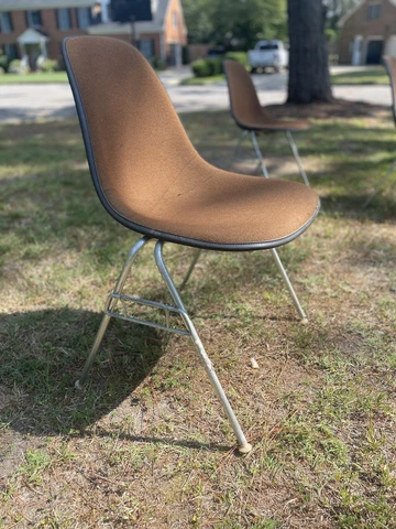 Vintage Eames for Herman Miller DSS Stackable Fiberglass Shell Chairs, Set Of 5 Cover