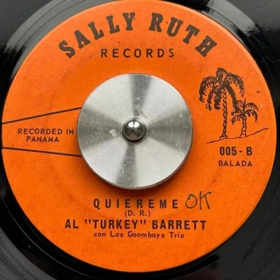 PANAMA Latin Soul Calypso AL TURKEY BARRET Quiereme 45rpm 7" VERY RARE Hear!!! - Image 1 of 2