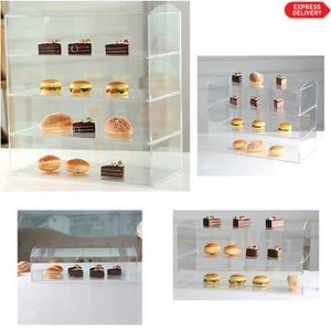 Acrylic Bakery Pastry Display Case Stand Cabinet Cakes Donuts Cupcakes Pastries - Picture 1 of 35