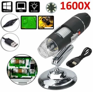1600X Zoom 8 LED USB Microscope Digital Magnifier Endoscope Camera Video NYPR@ - Picture 1 of 1