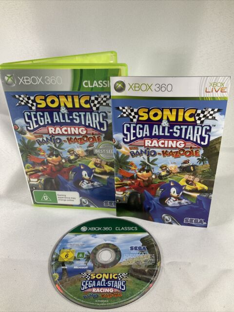 sonic sega all-stars racing - jogo para xbox 360 - Retro Games