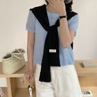 Dress Accessories Knitted Fake Collar Arm Sleeves Shawl  For Hoodie Suit