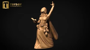 Latifa Sorceress | Fantasy Women Toydoy | RPG D&D Pathfinder Tabletop Wargaming - Picture 1 of 1