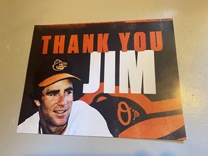Póster de béisbol Jim Palmer Orioles de Baltimore gracias por 60 años 8-1/2"x11" - Imagen 1 de 2