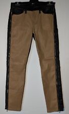 WOMEN'S JEANS 7 FOR ALL MANKIND CROP SKINNY STRETCH COATED SIZE 8 LEG 26" NEW 