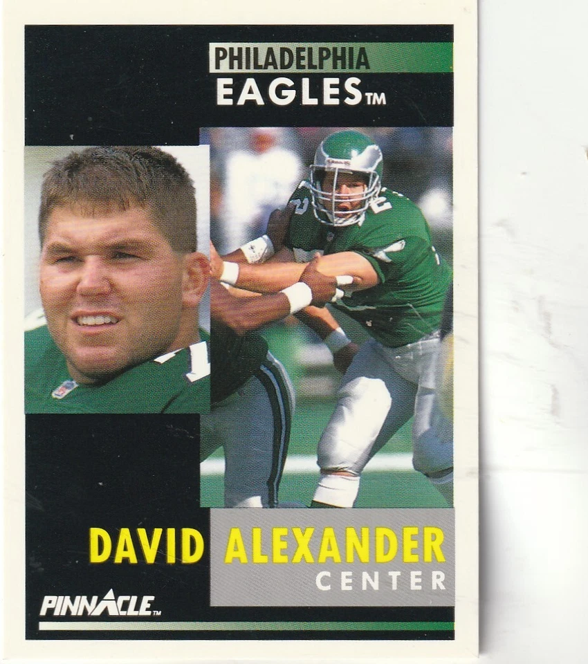 FREE SHIPPING-MINT-1991 Pinnacle David Alexander #205 EAGLES - Image 1 of 1