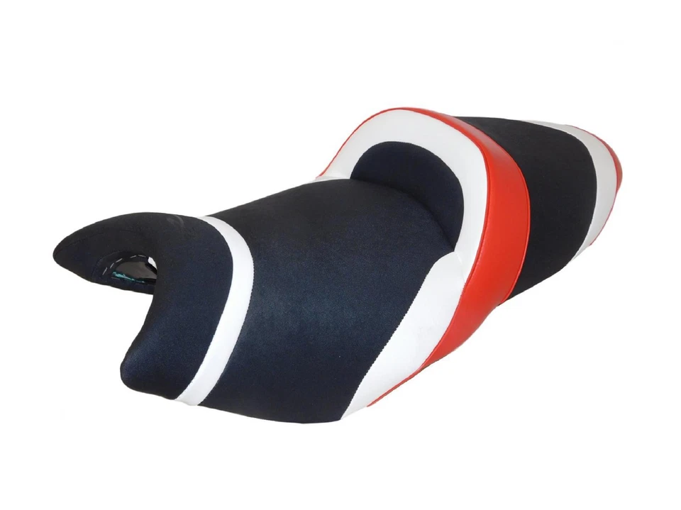 BMW K 1300 S ≥ 2009 Top Sellerie Asiento Deluxe Confort Negro Blanco Rojo Sport Moto Foto 1 de 1