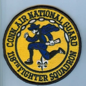 USAF / US Air Force 118TH FIGHTER SQUADRON - COLOR  .... A GREAT LARGER PIECE! - Picture 1 of 1