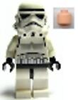 Lego Imperial Stormtrooper - Lekka głowa nugata, przerywana usta He-sw0188a - zestaw 6211