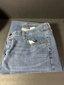 Jeans denim Tommy Hilfiger rilassati decontrattati gambe mosca magnetiche elasticizzate 40 x 30 - Foto 1 di 11