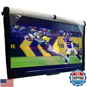 Outdoor TV Cover 80-85 inch - WITH FRONT FLAP - Weatherproof, Waterproof prot - Picture 1 of 5