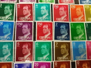 GREAT COLLECTION OF SPANISH STAMPS. 5 HARDCOVER ALBUMS. SPAIN. TWENTIETH CENTURY - Picture 1 of 1