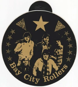 BAY CITY ROLLERS - Original - Auto Aufkleber - 70er Jahre - Sticker - 20cm. - Imagen 1 de 1
