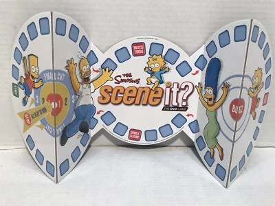 2009 The Simpsons SCENE IT? Trivia Game Replacement Game Board - Image 1 of 4