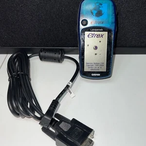 GARMIN eTREX LEGEND CX - HANDHELD NAVIGATION SYSTEM W Connector Cord - Picture 1 of 8