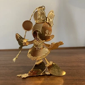 Danbury Mint 23 KT Gold-plated Disney Minnie Mouse Ornament - Picture 1 of 6