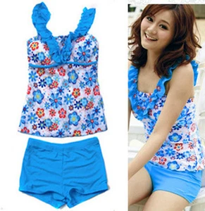 CF12057 Zweiteiler Badeanzug 2-tlg Tankini Badeanzug für Damen & Mädchen - Bild 1 von 7