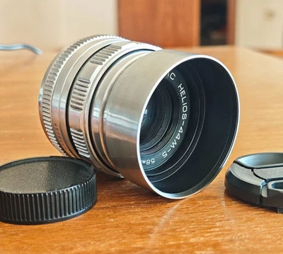 Lente fotográfica Helios 44м-5 plateada 2/58 mm montura M42 Foto 1 de 4