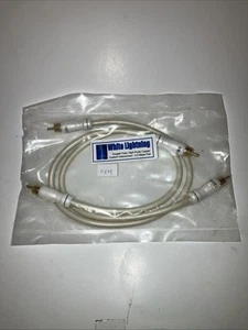 DH Labs Silver Sonic White Lightning par de cables de interconexión RCA de 0,5 metros - Imagen 1 de 3