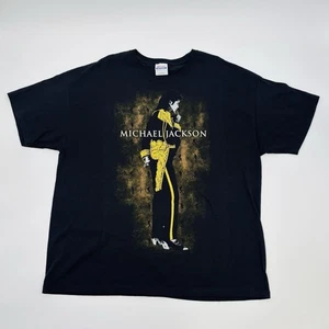 Vintage Michael Jackson T Shirt XXL 2XL 90s Y2K Big Graphic Print King Of Pop - Picture 1 of 5