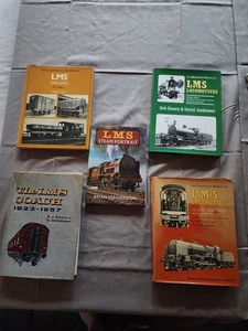LMS  Coach  LMS Wagons LMS Locomotives Vol 1 Vol 3 LMS Steam Portrait 5 Book Lot - Imagen 1 de 17