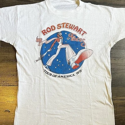 Camiseta Feliz Navidad Rod Stewart & Faces 1975 Colección S-235XL K7.7 Foto 1 de 3