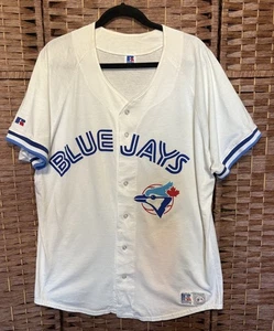 Vintage Russell Athletic Toronto Blue Jays MLB Baseball Jersey Shirt USA Large - Picture 1 of 13