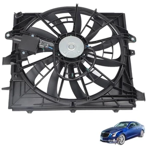Engine Radiator Cooling Fan Assembly GM3115283 84001484 19435356 fits CTS ATS - Picture 1 of 8