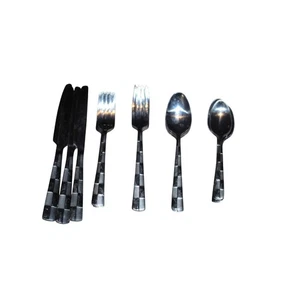 MCM Stil Moderne Küche International Block Fliesenmuster 20-teiliges Besteckset - Bild 1 von 6