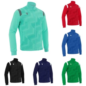 TOP SWEATSHIRT ZIP TRACKSUIT JACKET BENDIS MICROFIBRE - MACRON - 3XS to 5XL - Picture 1 of 17