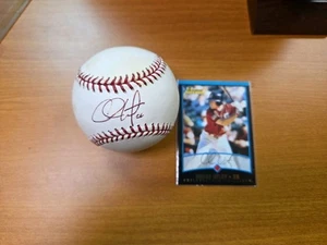 Chase Utley Signed Autographed Major League Baseball With Rookie Card - Picture 1 of 5