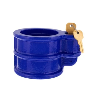 Heavy Duty Steel Blue King Pin Lock for 2" King Pin - Bild 1 von 7