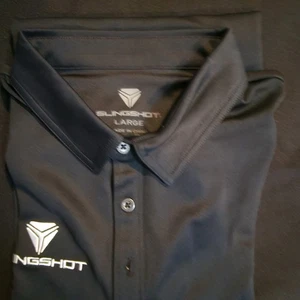 Polaris Slingshot Men's Polo Shirt. Black - Large -  NEW - Picture 1 of 3