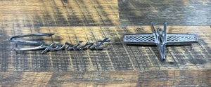 1963/1964 Ford Falcon Sprint V8 Front Fender Emblems (lot of2) - Foto 1 di 6