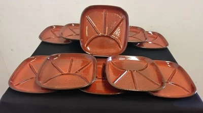 Assiettes A Fondue / Raclette Vintage Année 60/70 - Photo 1/4