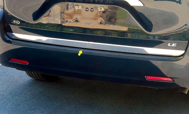 Chrome Rear Deck Trim 1PC QAA Stainless Trunk Accent FOR TOYOTA SIENNA 2011-2020 - Image 1 of 1