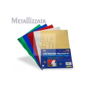 FOGLIO A4 METALLIZZATA - ARGENTO - Foto 1 di 1