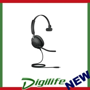 Jabra Evolve2 40 SE Wired USB-C UC Mono Headset, 360° BusyLight, Noise Isolation - Picture 1 of 1